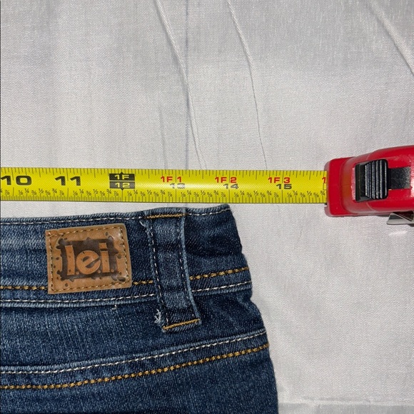 LEI Sophia hipster flare Dark Blue Women's Boot Cut Jeans - Picture 7 of 9